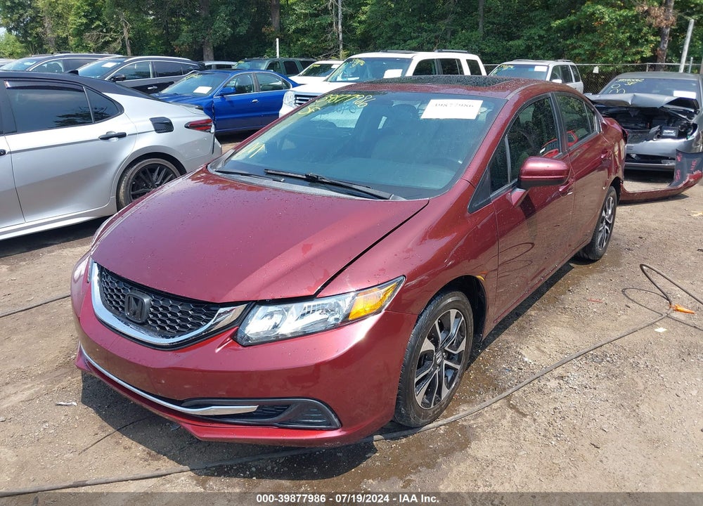 2014 HONDA CIVIC EX VIN: 19XFB2F8XEE249918