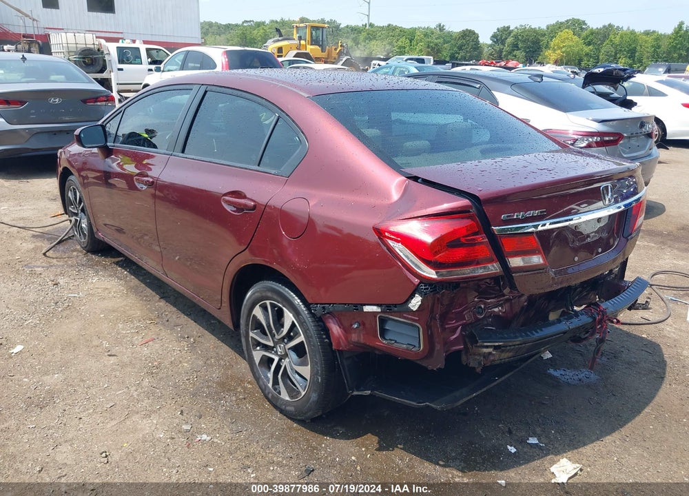 2014 HONDA CIVIC EX VIN: 19XFB2F8XEE249918