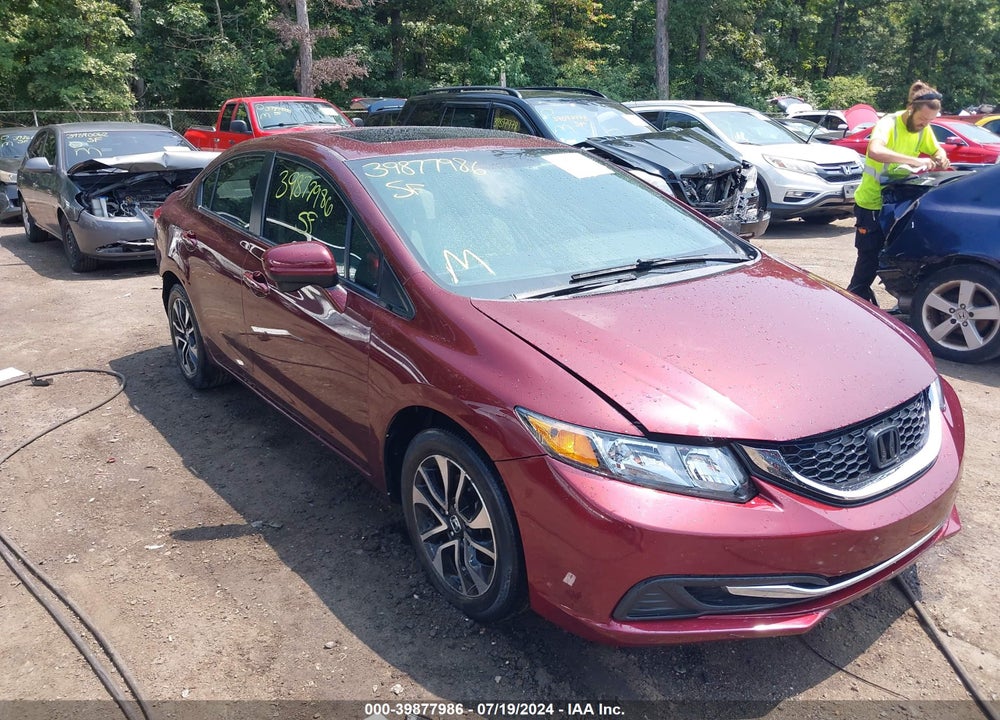 2014 HONDA CIVIC EX VIN: 19XFB2F8XEE249918