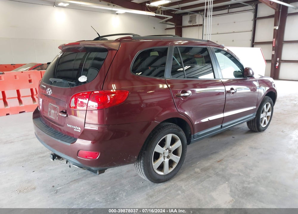 2009 HYUNDAI SANTA FE LIMITED VIN: 5NMSH13E69H294404