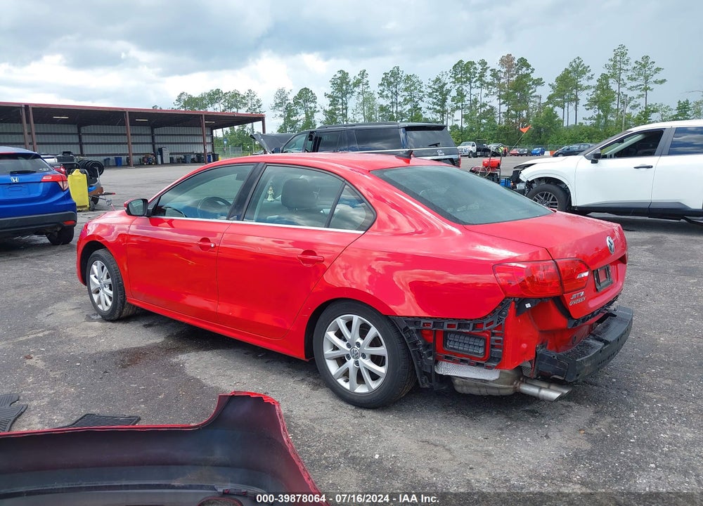 2014 VOLKSWAGEN JETTA 1.8T SE VIN: 3VWD07AJ6EM436516