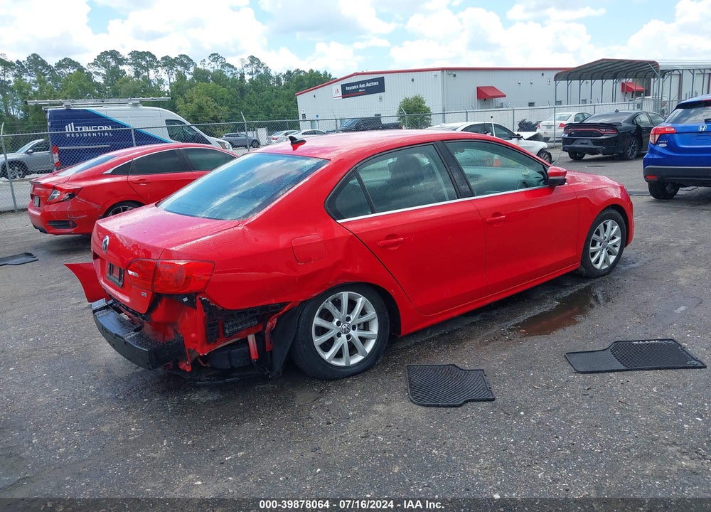 2014 VOLKSWAGEN JETTA 1.8T SE VIN: 3VWD07AJ6EM436516