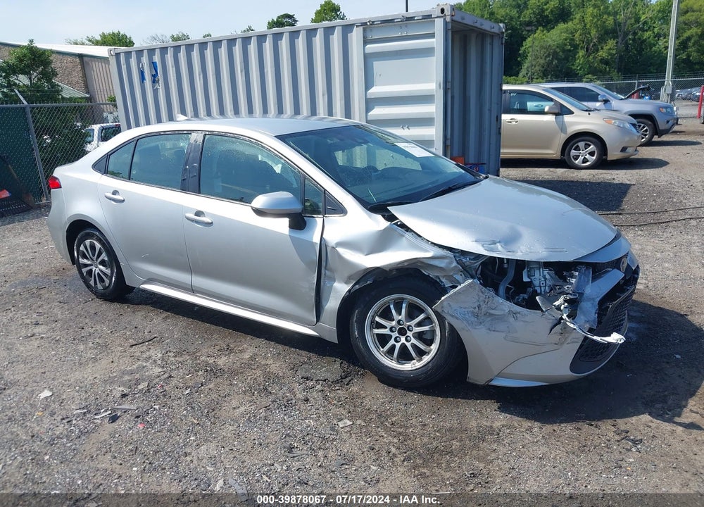 2022 TOYOTA COROLLA LE VIN: JTDEAMDE4NJ043242