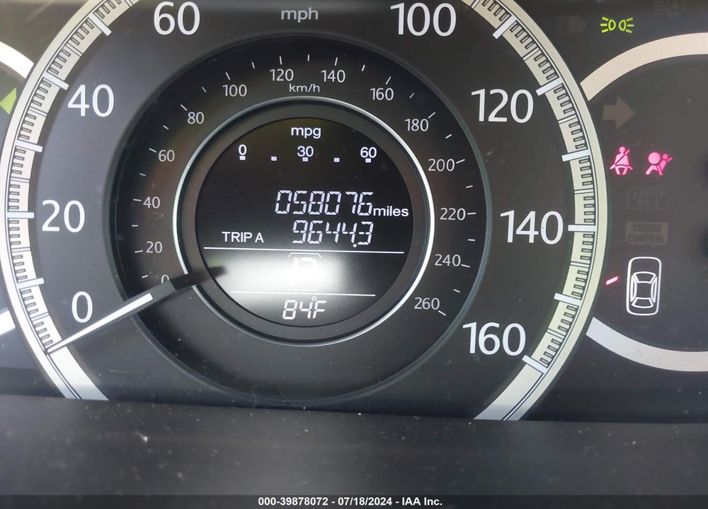 2013 HONDA ACCORD VIN: 1HGCR3F81DA033334
