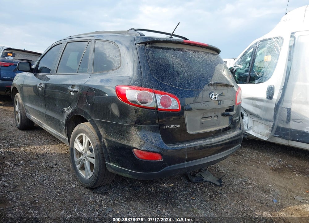 2011 HYUNDAI SANTA FE LIMITED VIN: 5XYZK3AB2BG076142