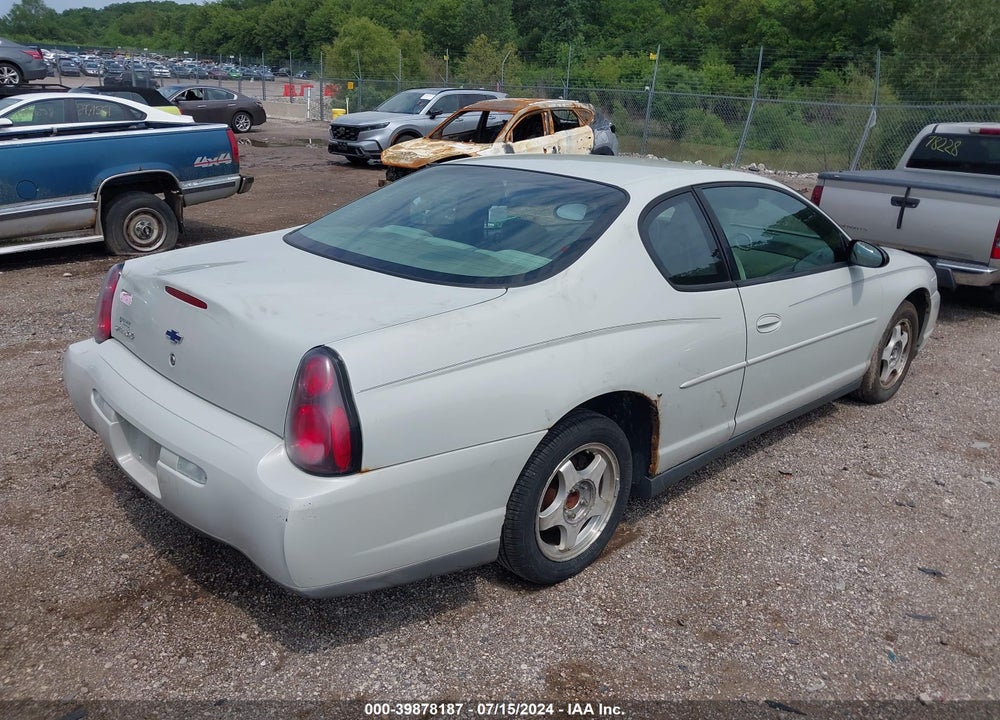 2003 CHEVROLET MONTE CARLO LS VIN: 2G1WW12E939263680