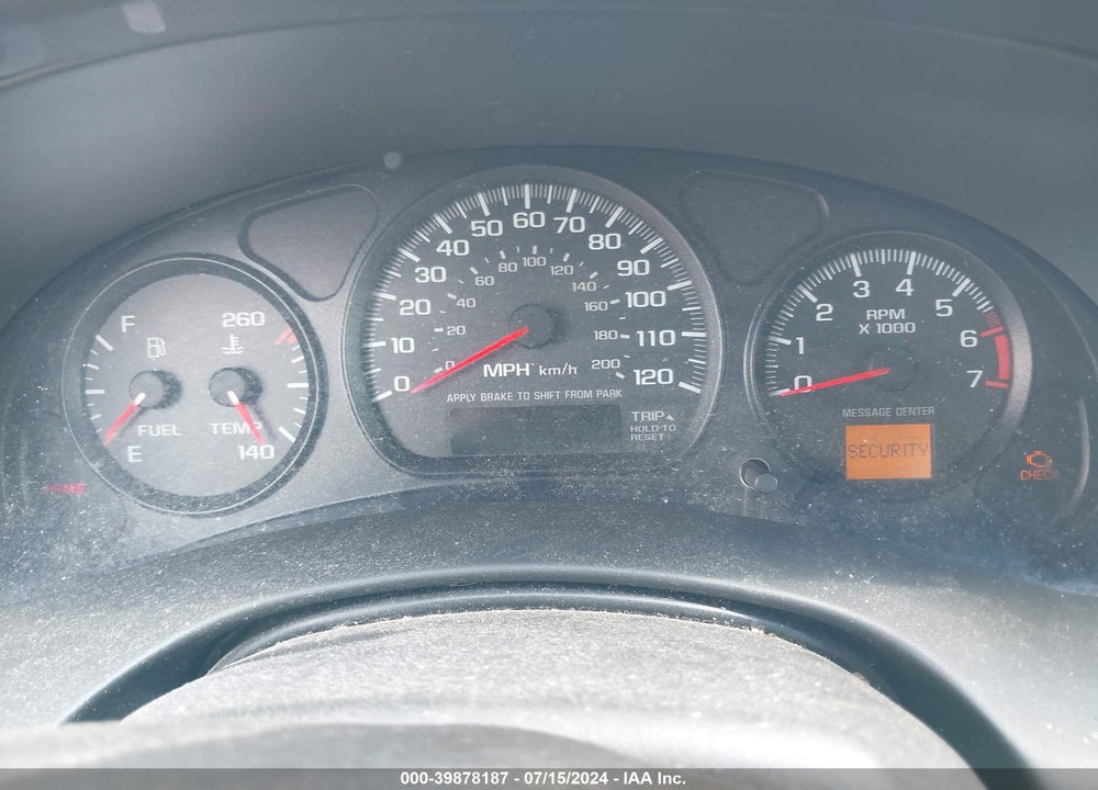 2003 CHEVROLET MONTE CARLO LS VIN: 2G1WW12E939263680