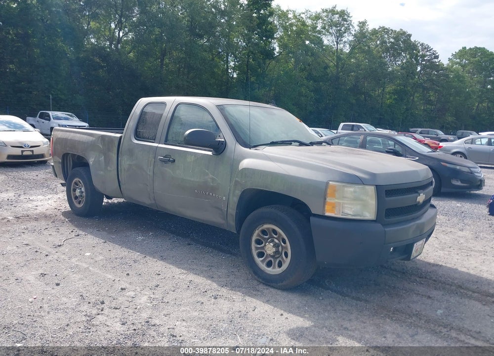 2007 CHEVROLET SILVERADO 1500 WORK TRUCK VIN: 1GCEC19X17Z638170