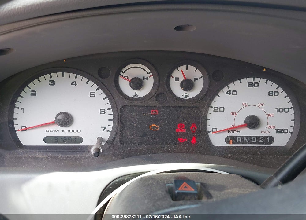 2004 FORD RANGER EDGE VIN: 1FTYR11U94PA98345