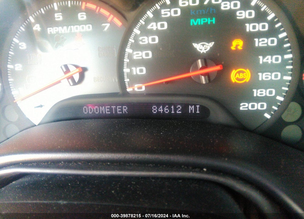2000 CHEVROLET CORVETTE VIN: 1G1YY22G4Y5118206