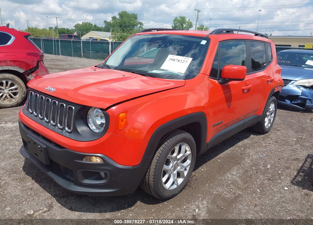 2017 JEEP RENEGADE LATITUDE FWD VIN: ZACCJABB5HPF28234