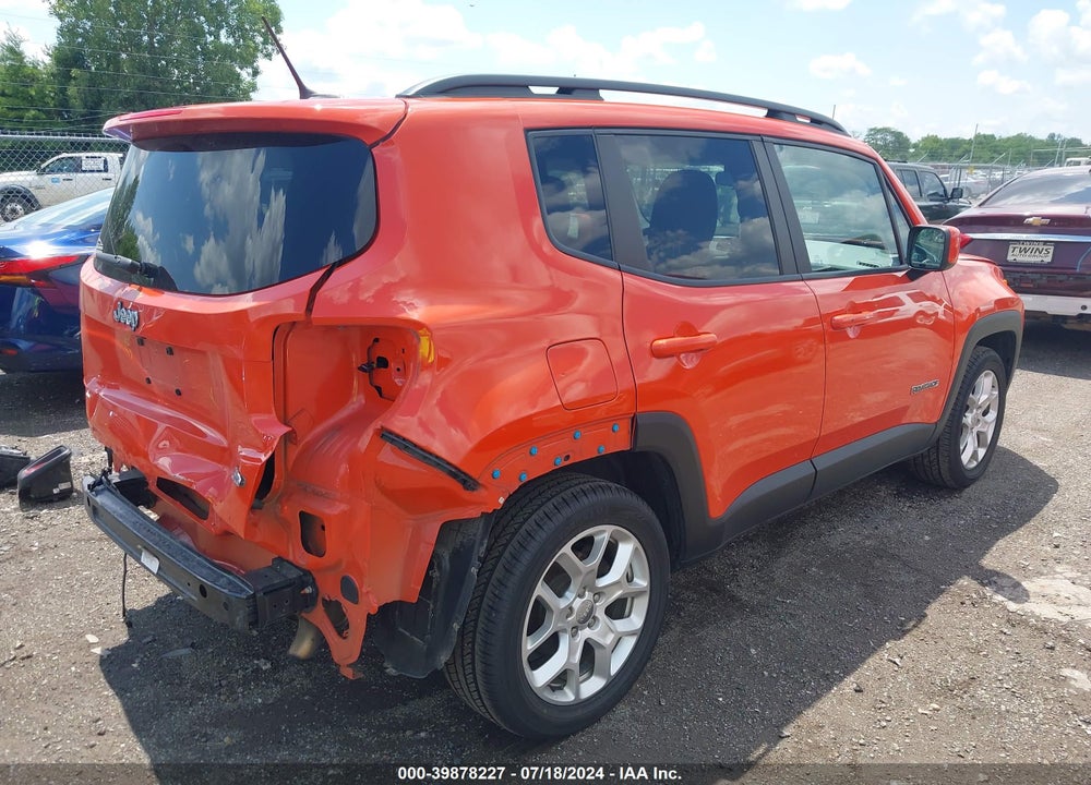 2017 JEEP RENEGADE LATITUDE FWD VIN: ZACCJABB5HPF28234