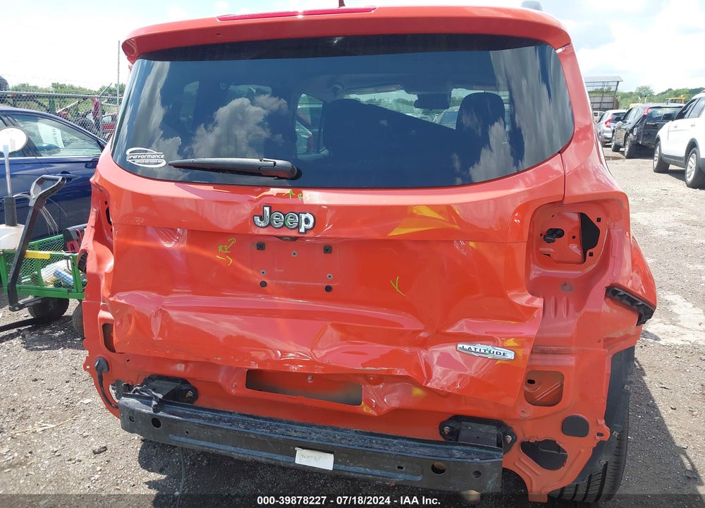 2017 JEEP RENEGADE LATITUDE FWD VIN: ZACCJABB5HPF28234