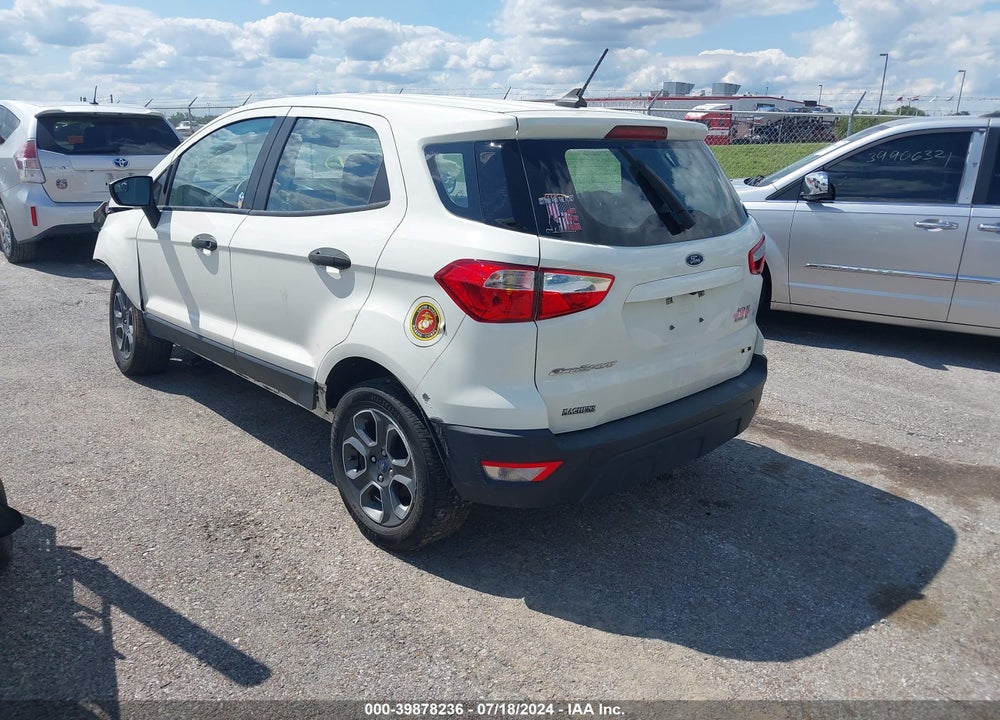 2020 FORD ECOSPORT S VIN: MAJ3S2FE5LC330005