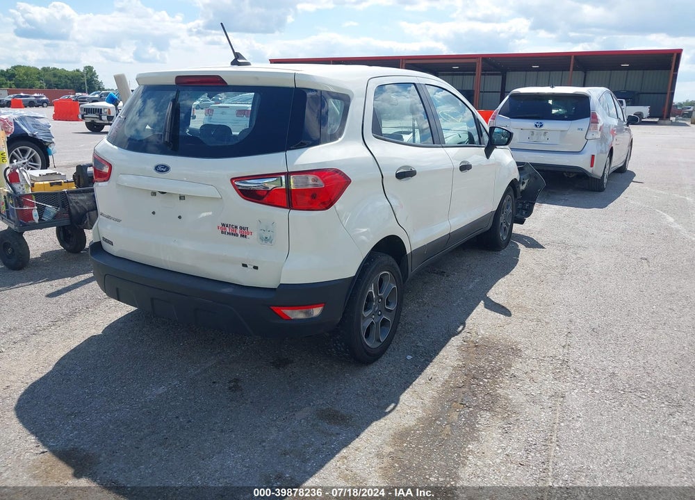 2020 FORD ECOSPORT S VIN: MAJ3S2FE5LC330005