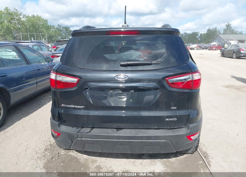 2019 FORD ECOSPORT SE VIN: MAJ6S3GL8KC291361