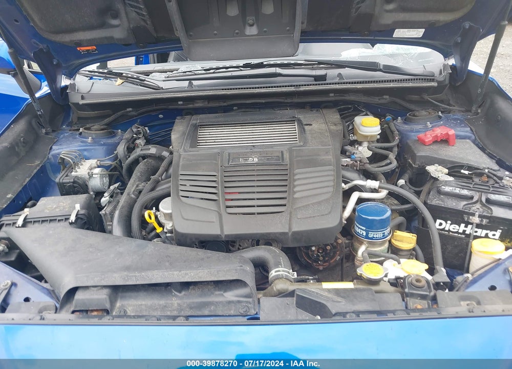 2019 SUBARU WRX LIMITED VIN: JF1VA1H62K9821512