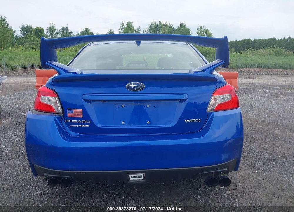 2019 SUBARU WRX LIMITED VIN: JF1VA1H62K9821512