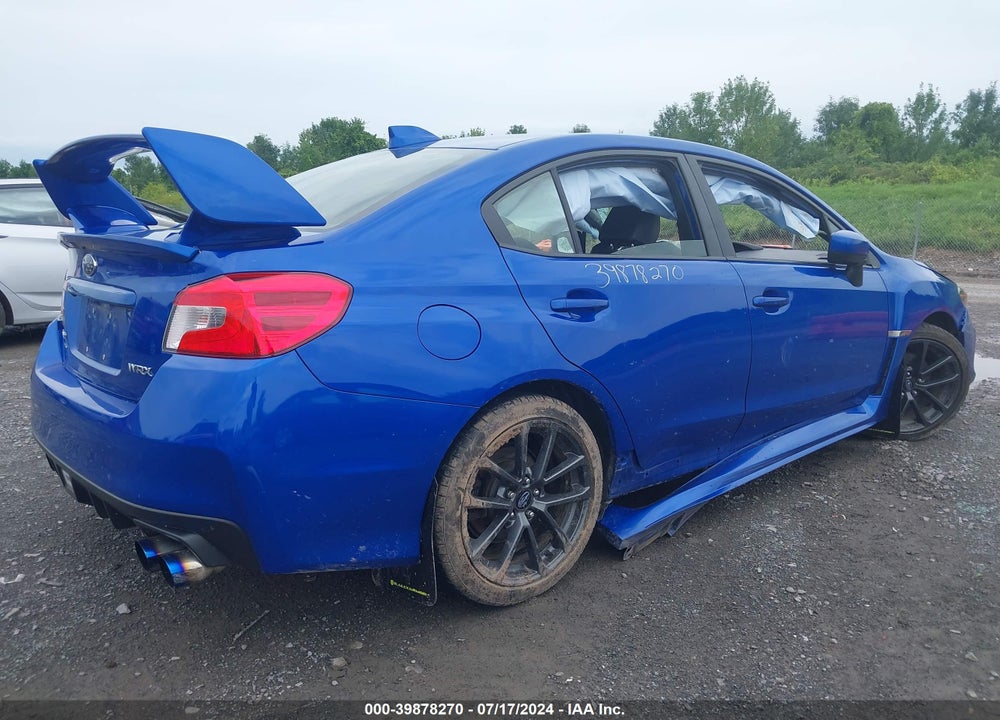 2019 SUBARU WRX LIMITED VIN: JF1VA1H62K9821512
