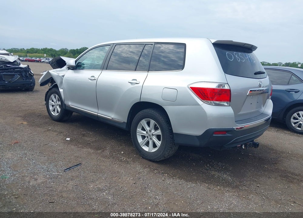 2012 TOYOTA HIGHLANDER BASE V6 VIN: 5TDZK3EH6CS085493