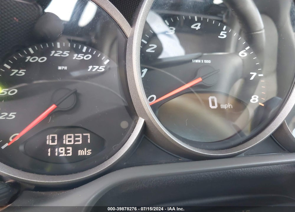 2008 PORSCHE BOXSTER VIN: WP0CA29808U712477