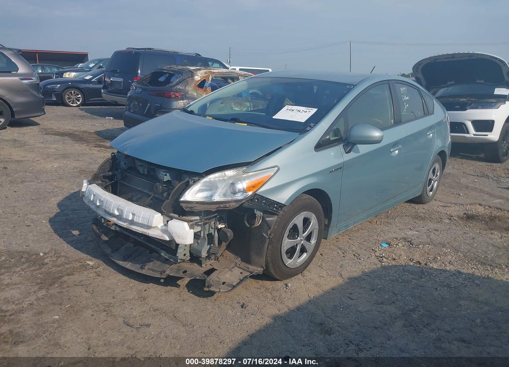 2013 TOYOTA PRIUS VIN: JTDKN3DU9D5637843