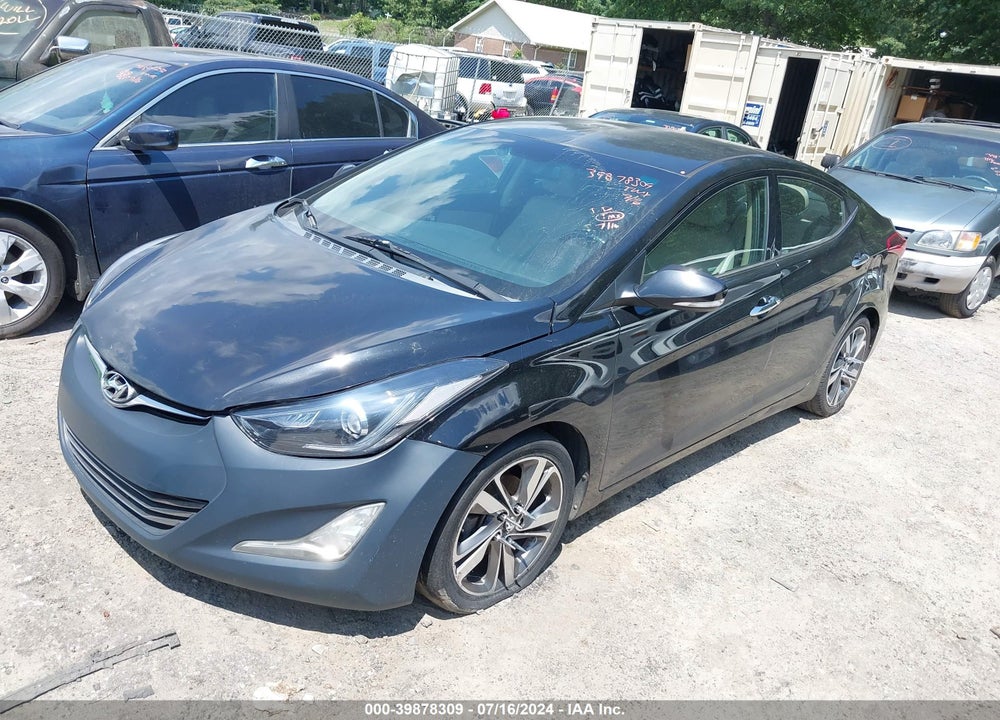 2014 HYUNDAI ELANTRA LIMITED VIN: 5NPDH4AE4EH539517