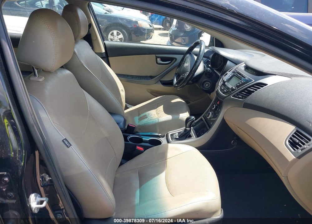 2014 HYUNDAI ELANTRA LIMITED VIN: 5NPDH4AE4EH539517