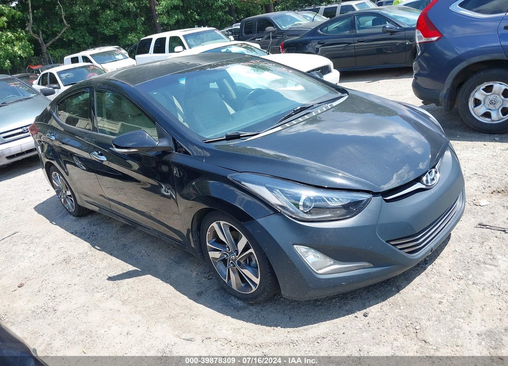 2014 HYUNDAI ELANTRA LIMITED VIN: 5NPDH4AE4EH539517