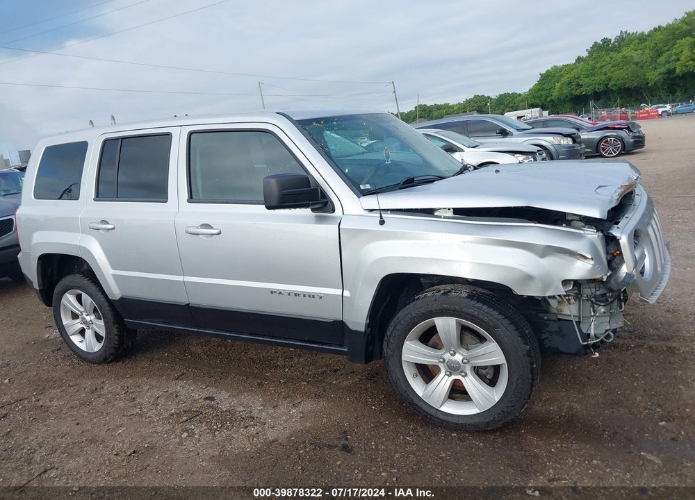 2011 JEEP PATRIOT LATITUDE X VIN: 1J4NT4GB9BD129372