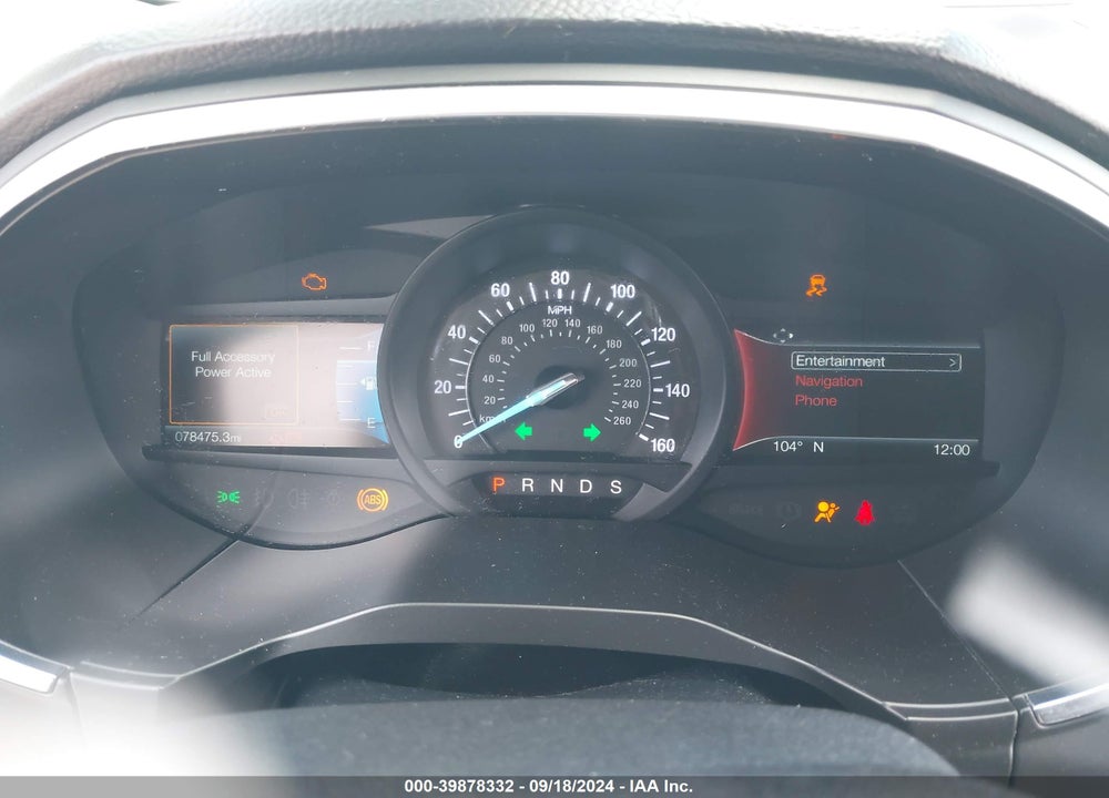 2020 FORD EDGE TITANIUM VIN: 2FMPK3K90LBB65552