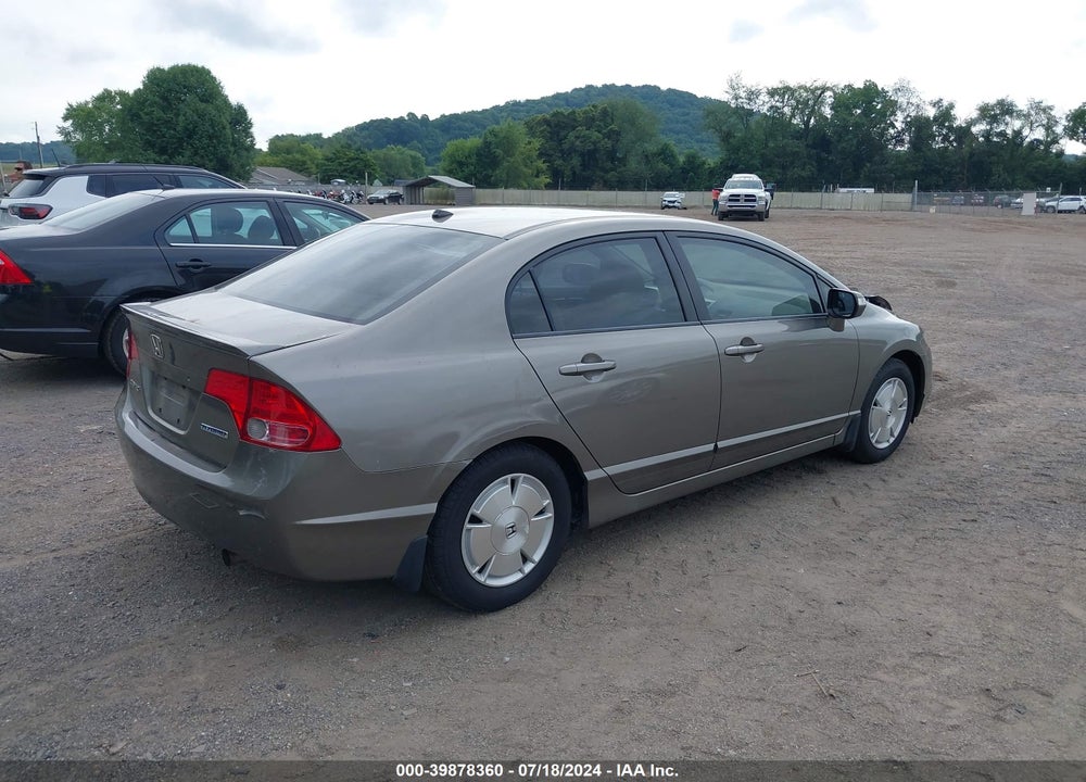 2007 HONDA CIVIC HYBRID VIN: JHMFA36277S020177