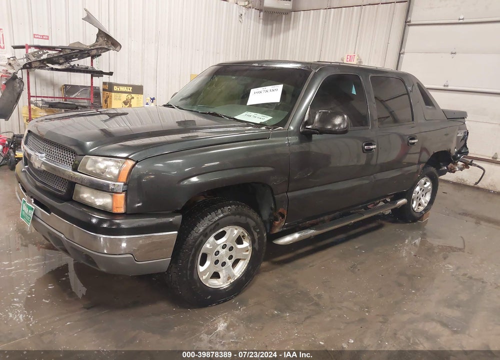 2003 CHEVROLET AVALANCHE 1500 VIN: 3GNEK13T63G226420
