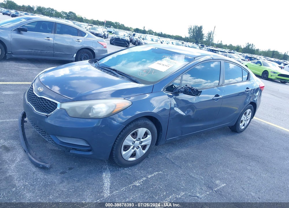 2015 KIA FORTE LX VIN: KNAFX4A63F5299430