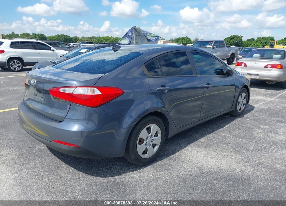 2015 KIA FORTE LX VIN: KNAFX4A63F5299430