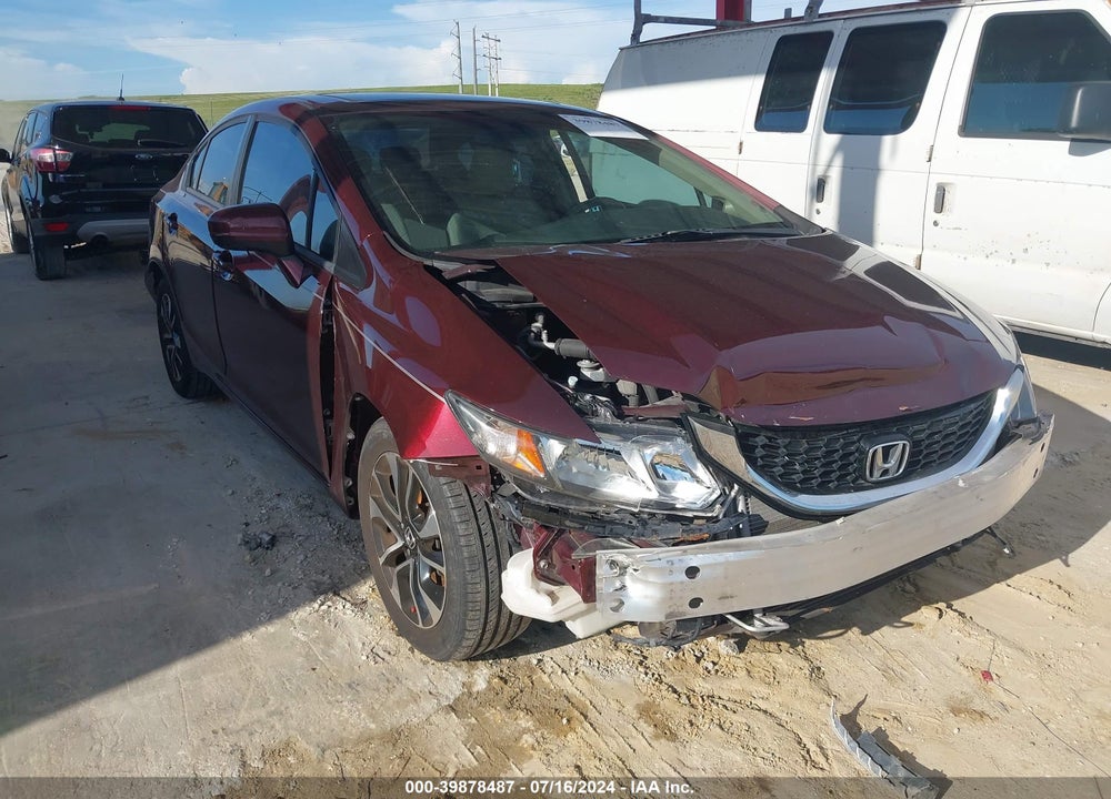 2014 HONDA CIVIC EX VIN: 19XFB2F86EE047433