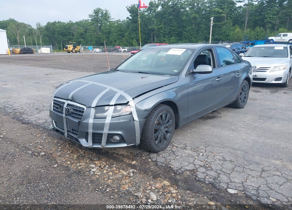 2012 AUDI A4 2.0T PREMIUM VIN: WAUBFAFL7CA112658