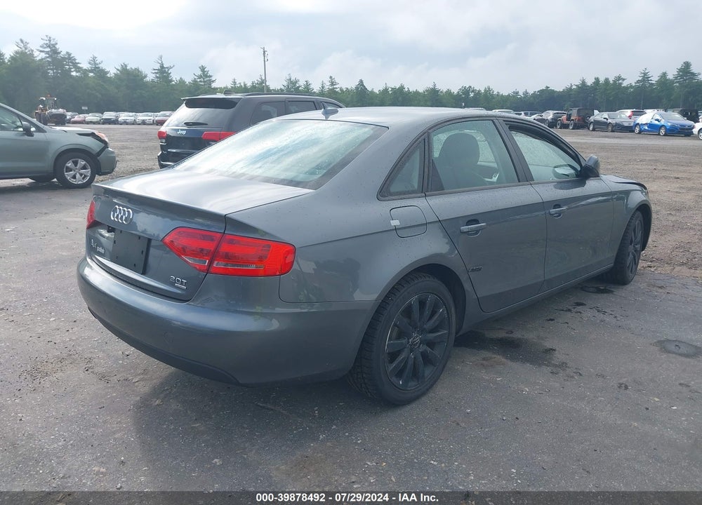 2012 AUDI A4 2.0T PREMIUM VIN: WAUBFAFL7CA112658
