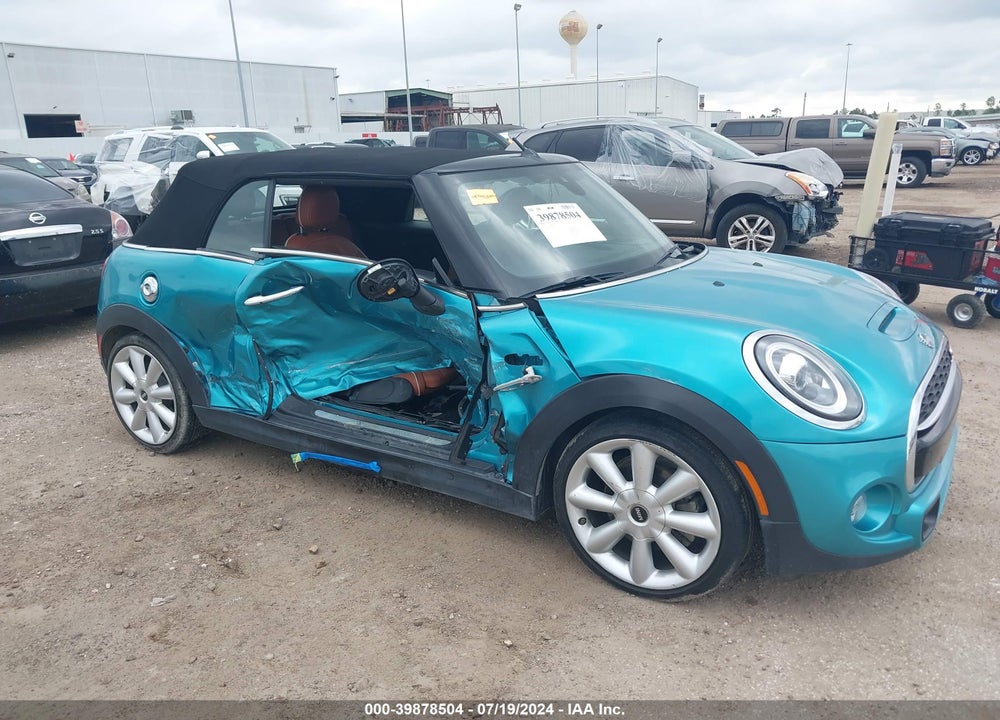 2019 MINI CONVERTIBLE COOPER S VIN: WMWWG9C52K3J31186