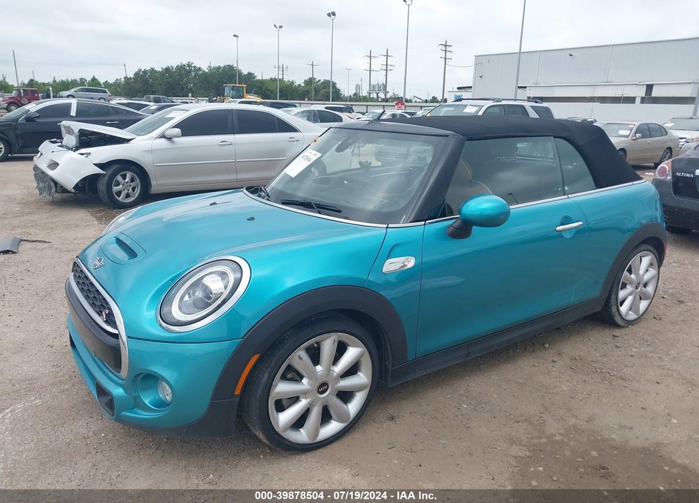 2019 MINI CONVERTIBLE COOPER S VIN: WMWWG9C52K3J31186