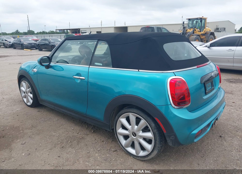 2019 MINI CONVERTIBLE COOPER S VIN: WMWWG9C52K3J31186