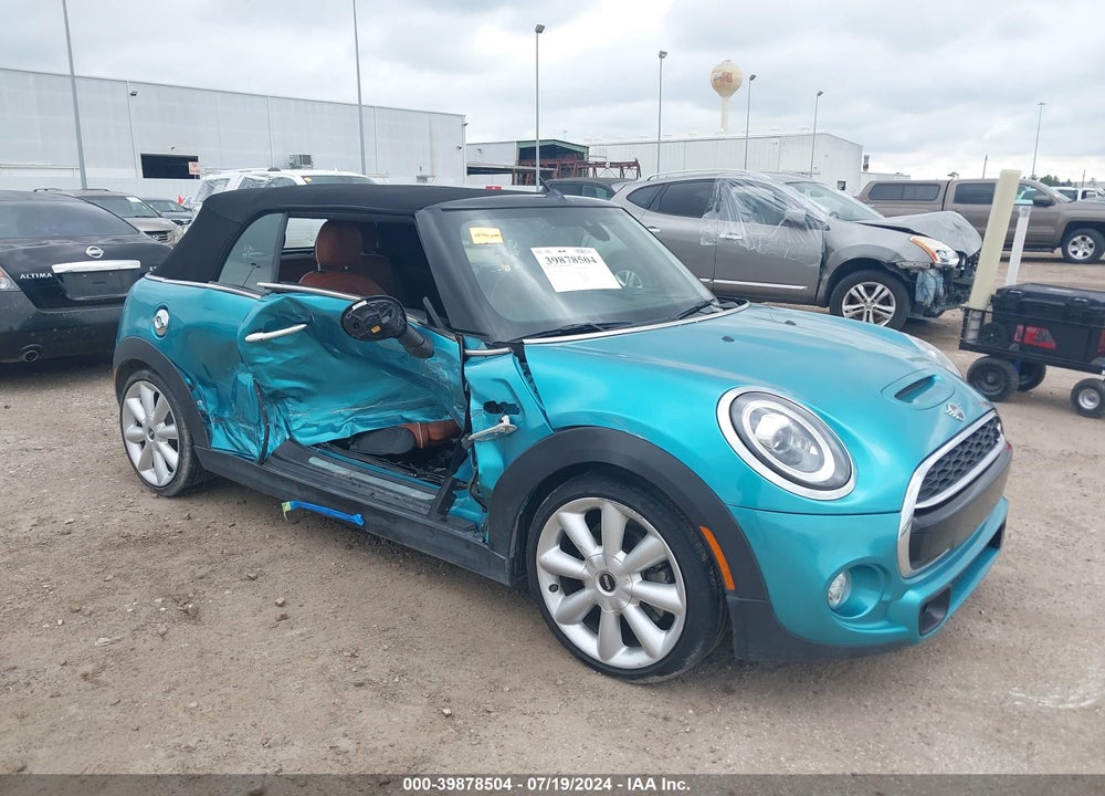 2019 MINI CONVERTIBLE COOPER S VIN: WMWWG9C52K3J31186
