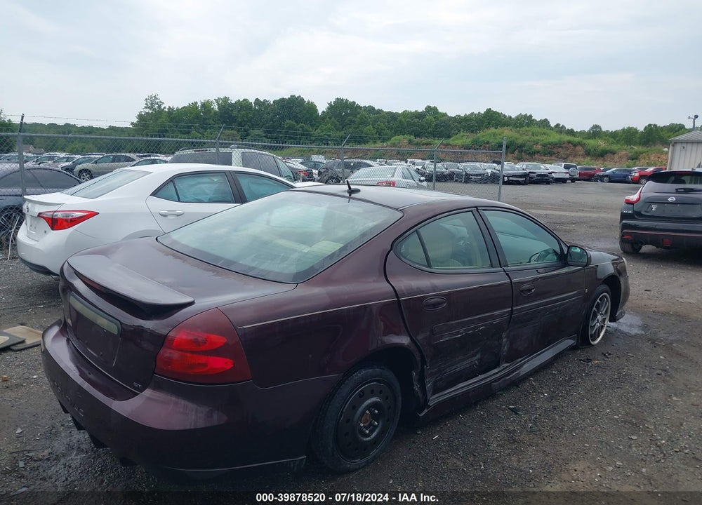 2006 PONTIAC GRAND PRIX GT VIN: 2G2WR554561217246