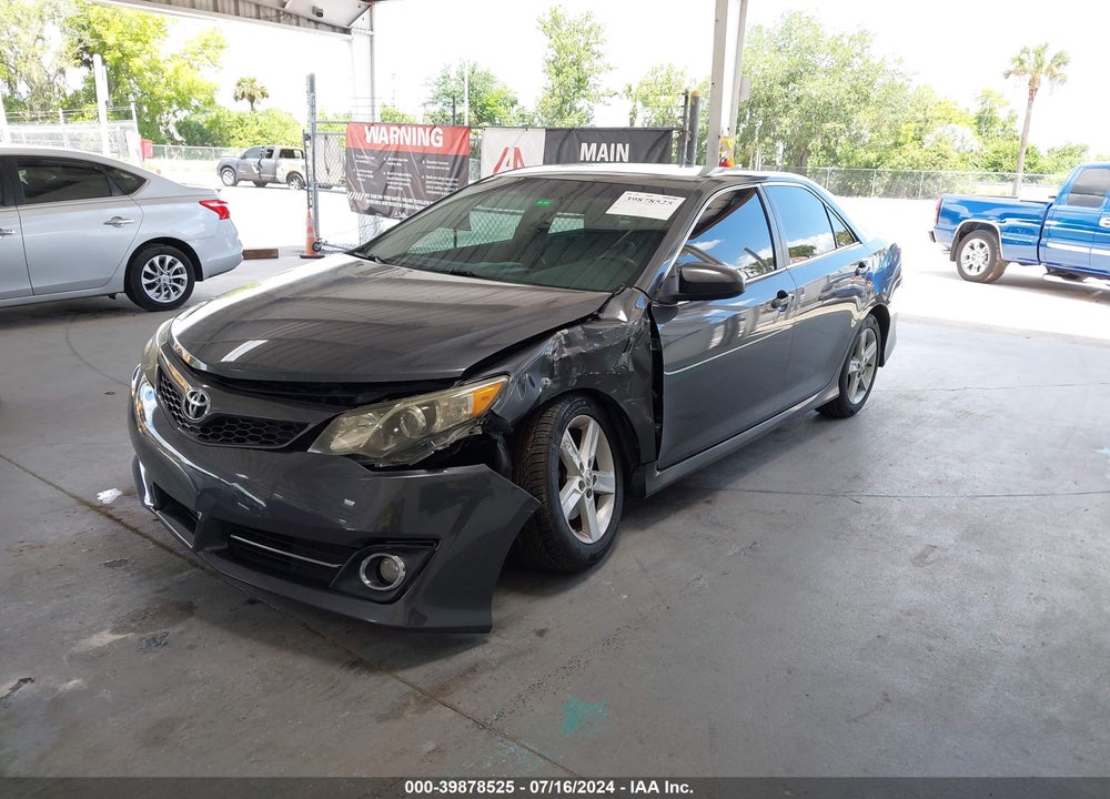 2012 TOYOTA CAMRY SE VIN: 4T1BF1FK7CU020986