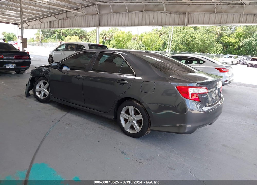 2012 TOYOTA CAMRY SE VIN: 4T1BF1FK7CU020986