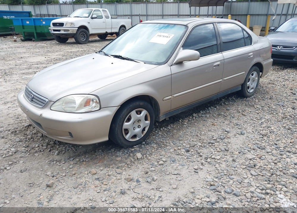 2000 HONDA CIVIC EX VIN: 1HGEJ864XYL049455