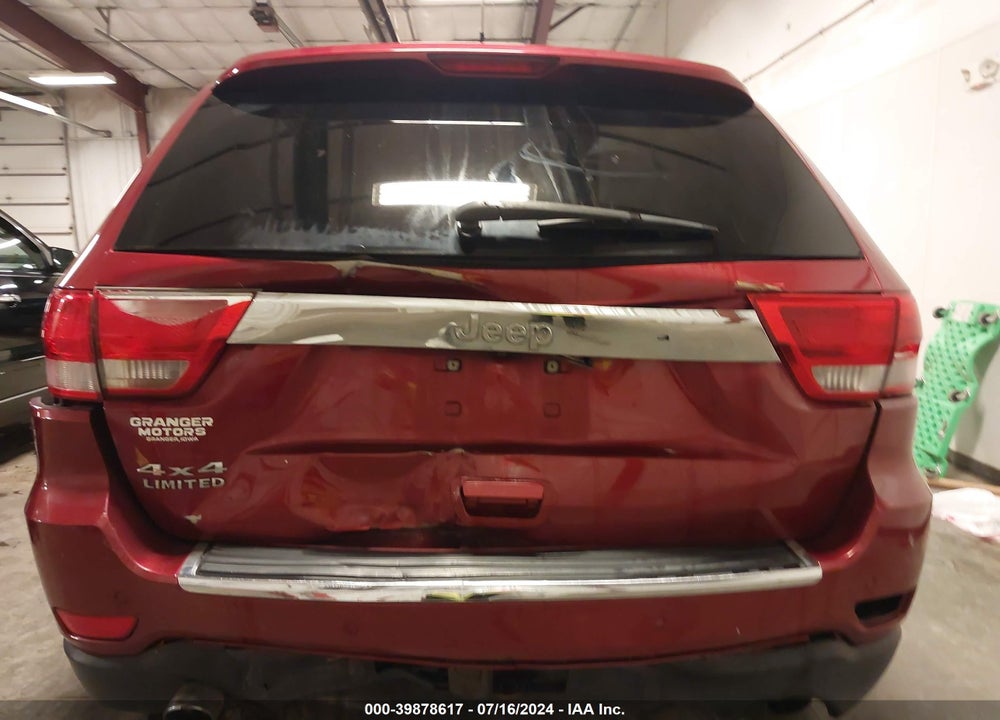 2012 JEEP GRAND CHEROKEE LIMITED VIN: 1C4RJFBT8CC179650