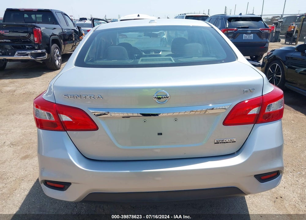 2019 NISSAN SENTRA SV VIN: 3N1AB7AP8KY216287