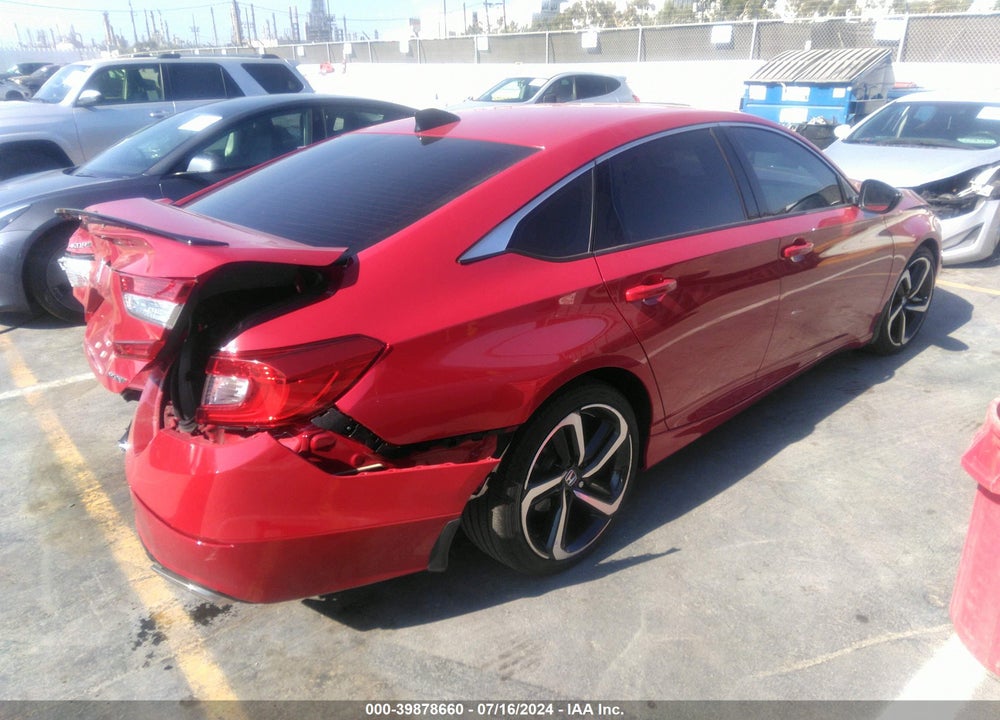 2022 HONDA ACCORD SPORT VIN: 1HGCV1F38NA004127