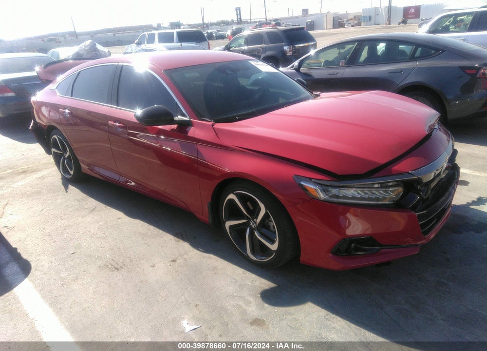 2022 HONDA ACCORD SPORT VIN: 1HGCV1F38NA004127